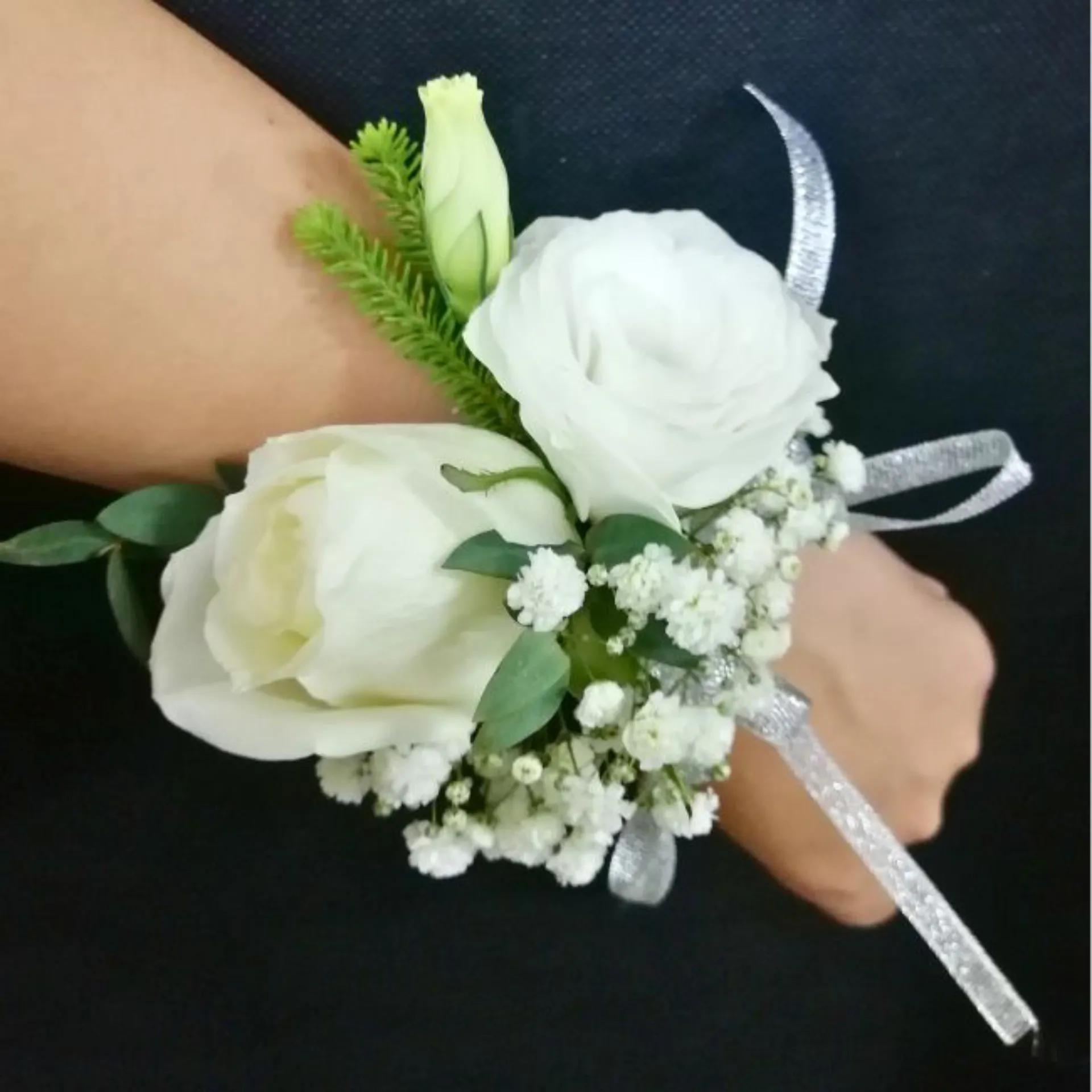 Rosy Whisper Wrist Corsage