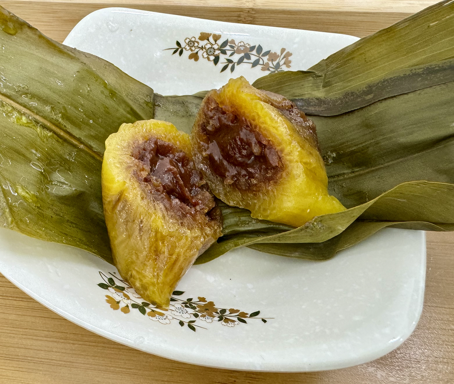 GoTasty - Plain Glutinous Rice (Alkaline) Dumpling with Red Bean Filling (2pcs)