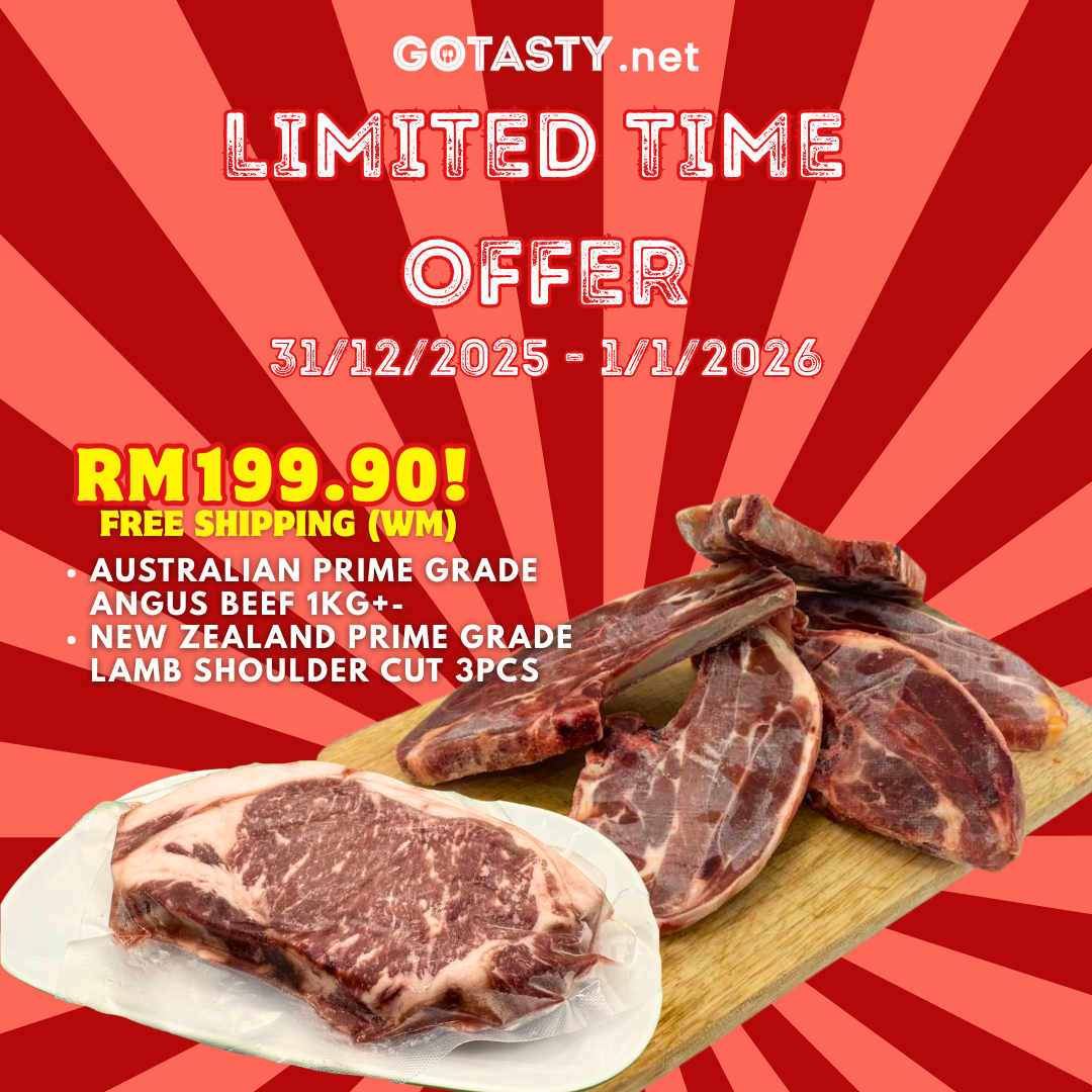 GoTasty - Prime Grade 3pax portion (Angus Beef + Lamb)