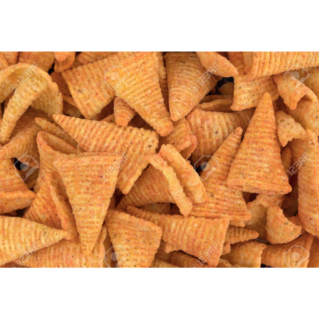 Keropok Tiga Segi Perisa BBQ (100g)