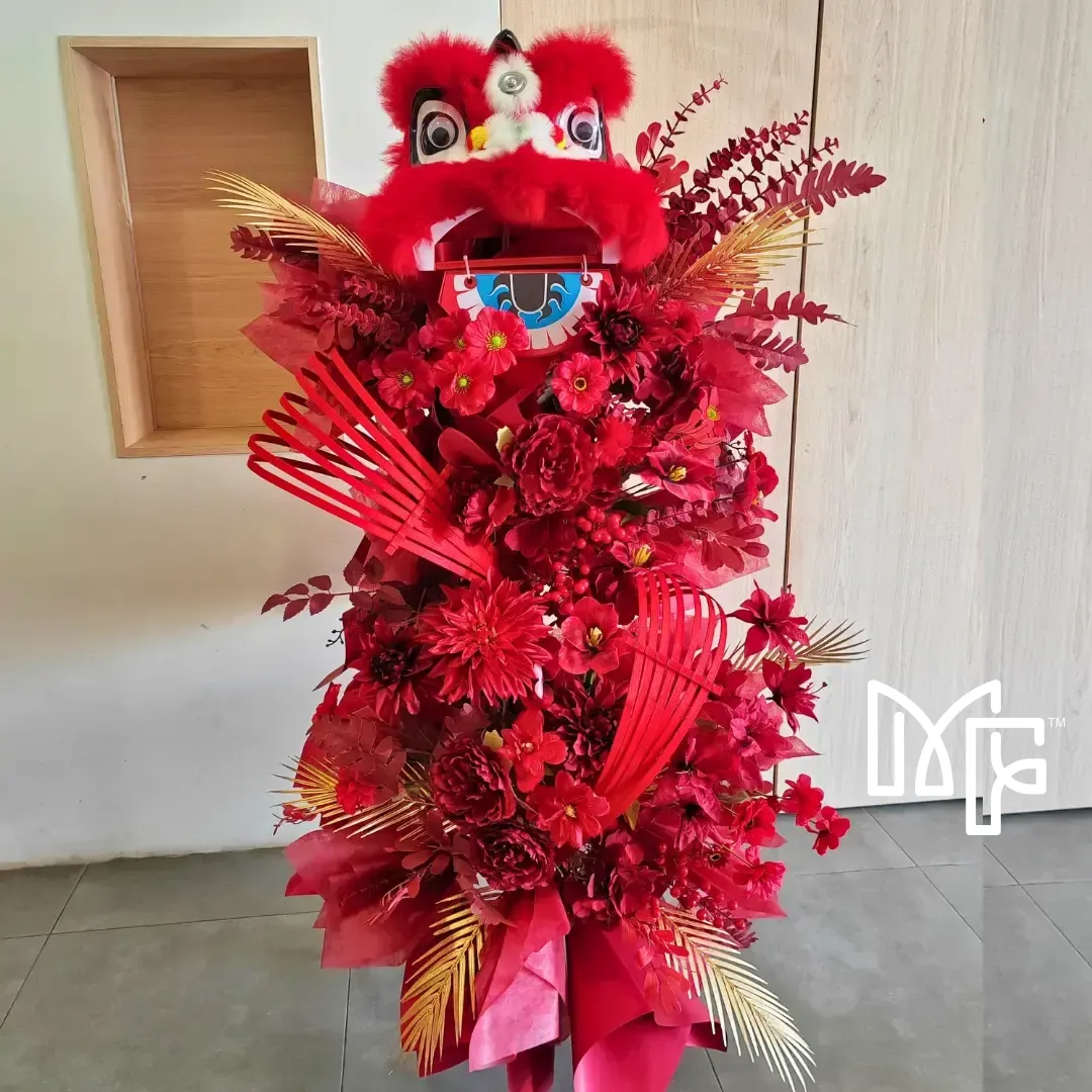 CNY Lion Stand Arrangement — photo 2