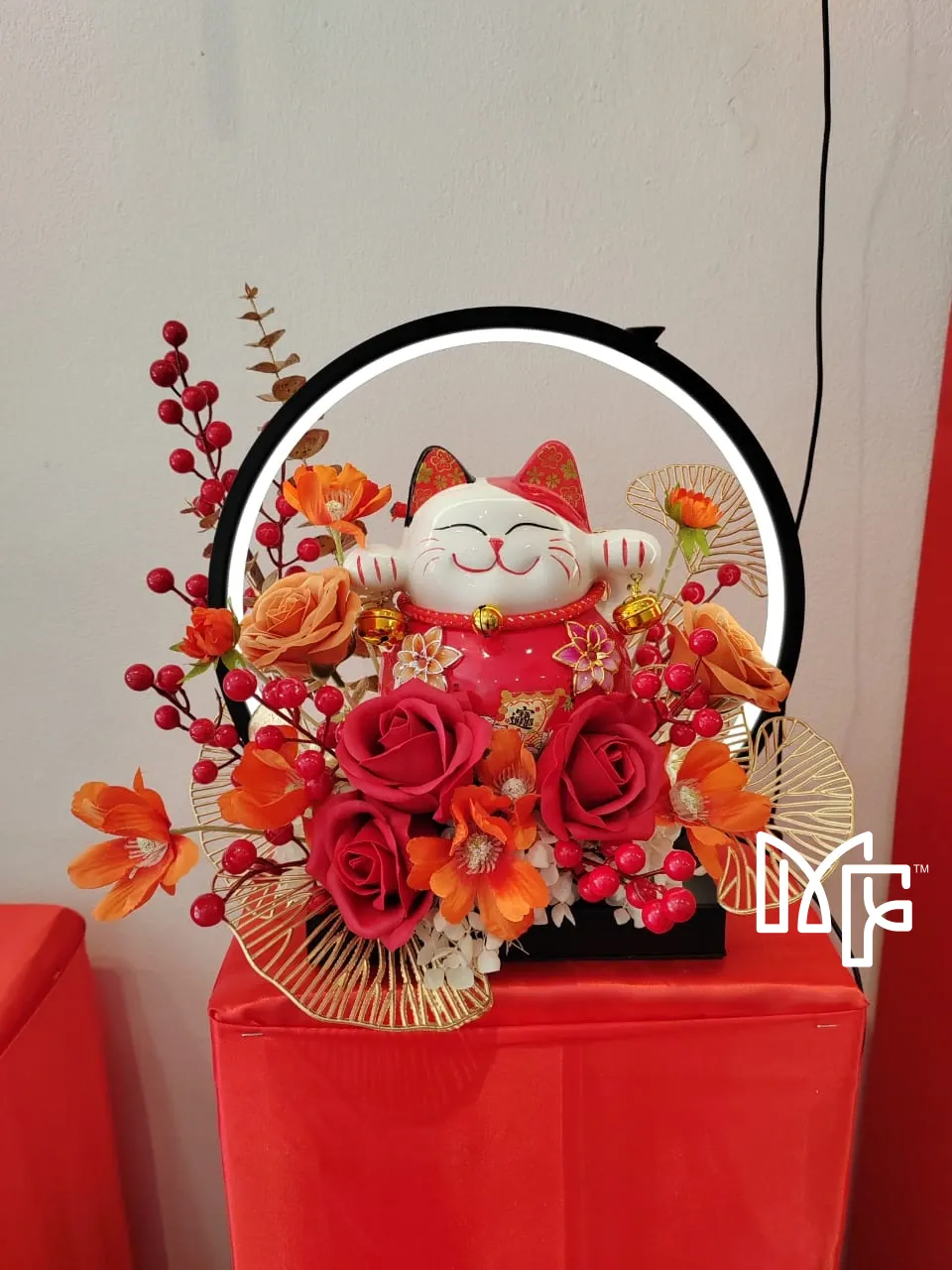 CNY Tri-Color Prosperity Cat