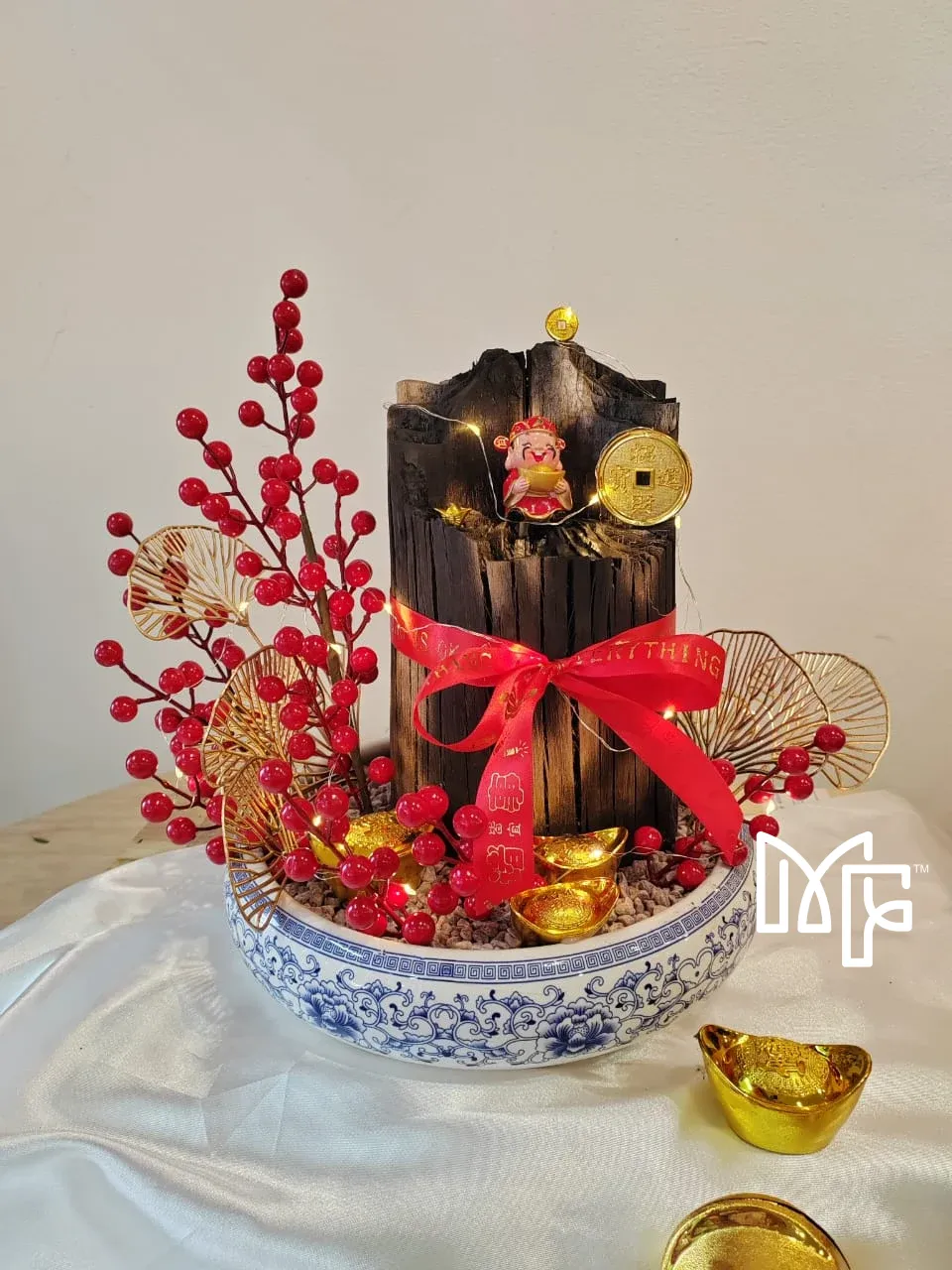 Feng Shui Black Gold Charcoal - Treasure Bowl