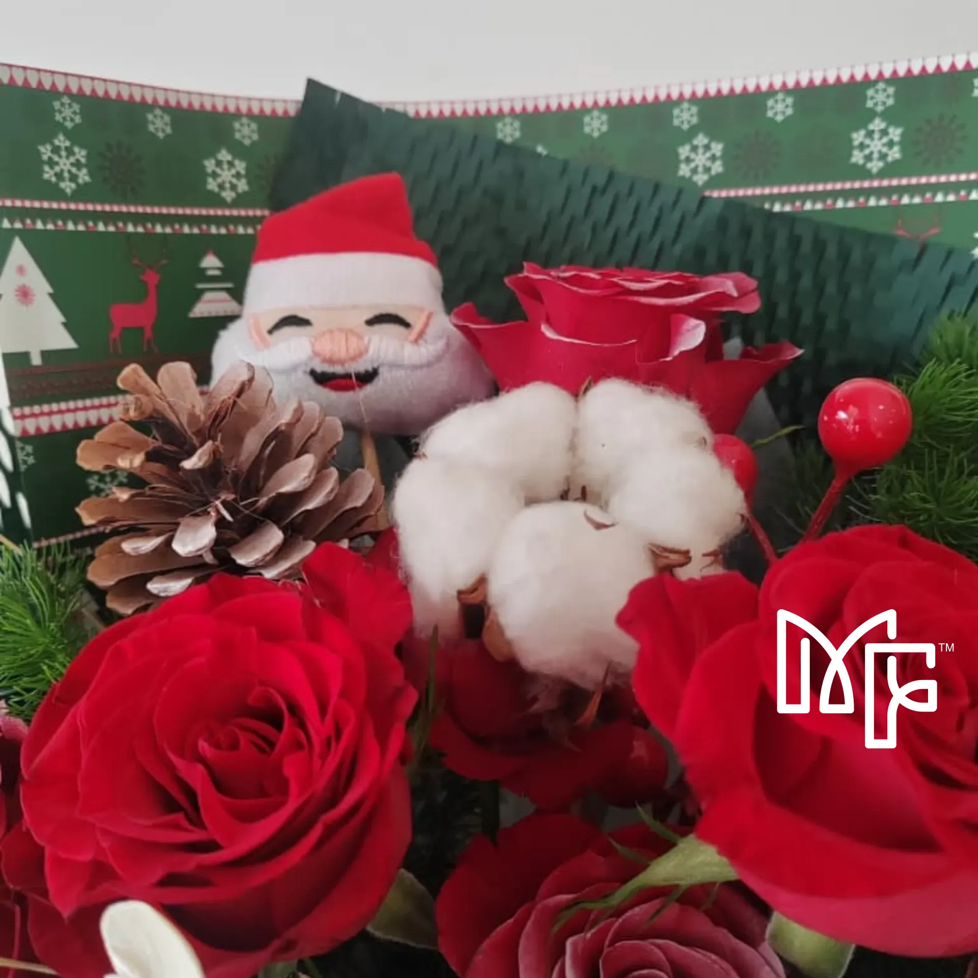 Festive Santa Rose Bliss — photo 2