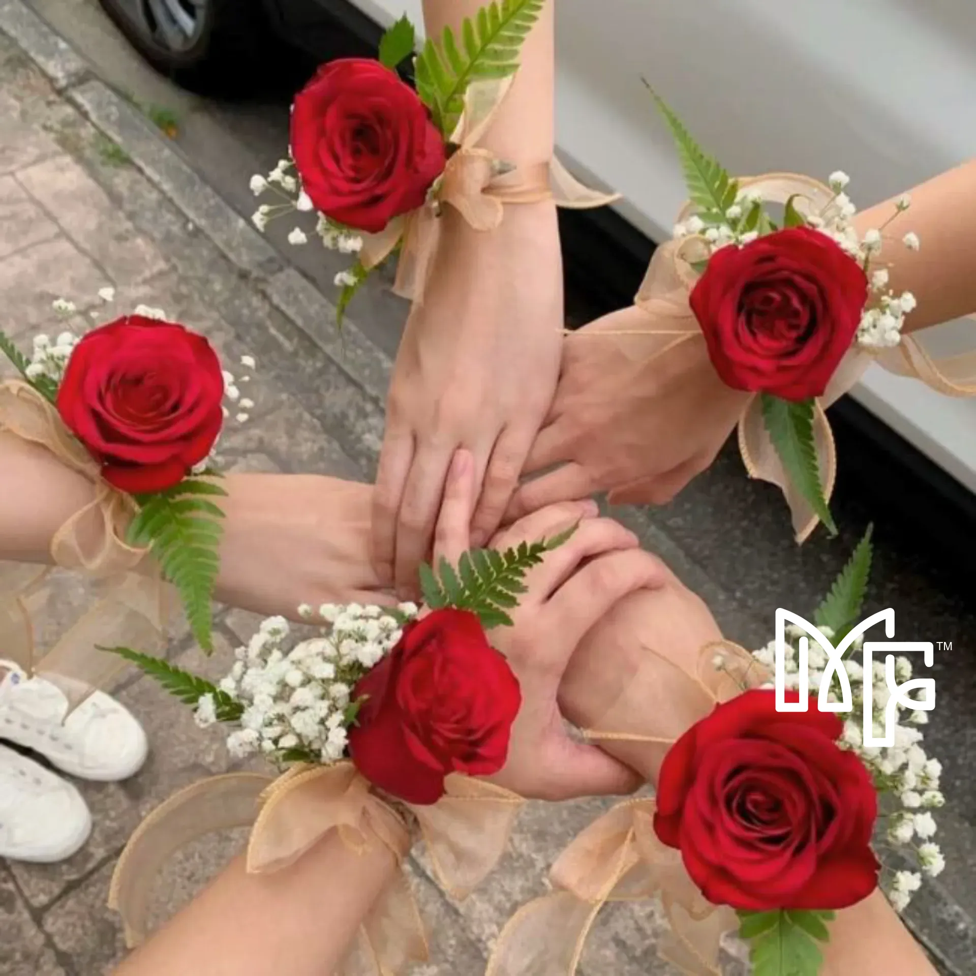 Sweet Rosy Wrist Corsage