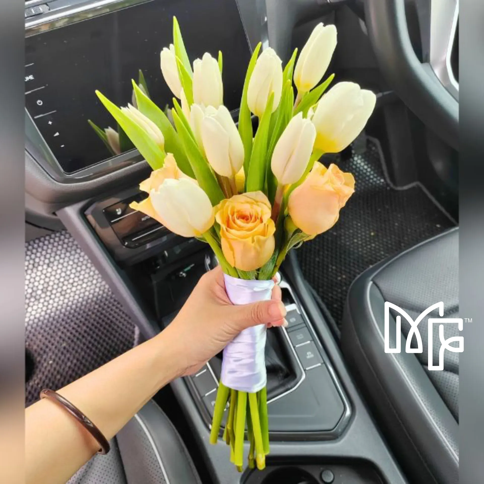 Tulip Rose Charm